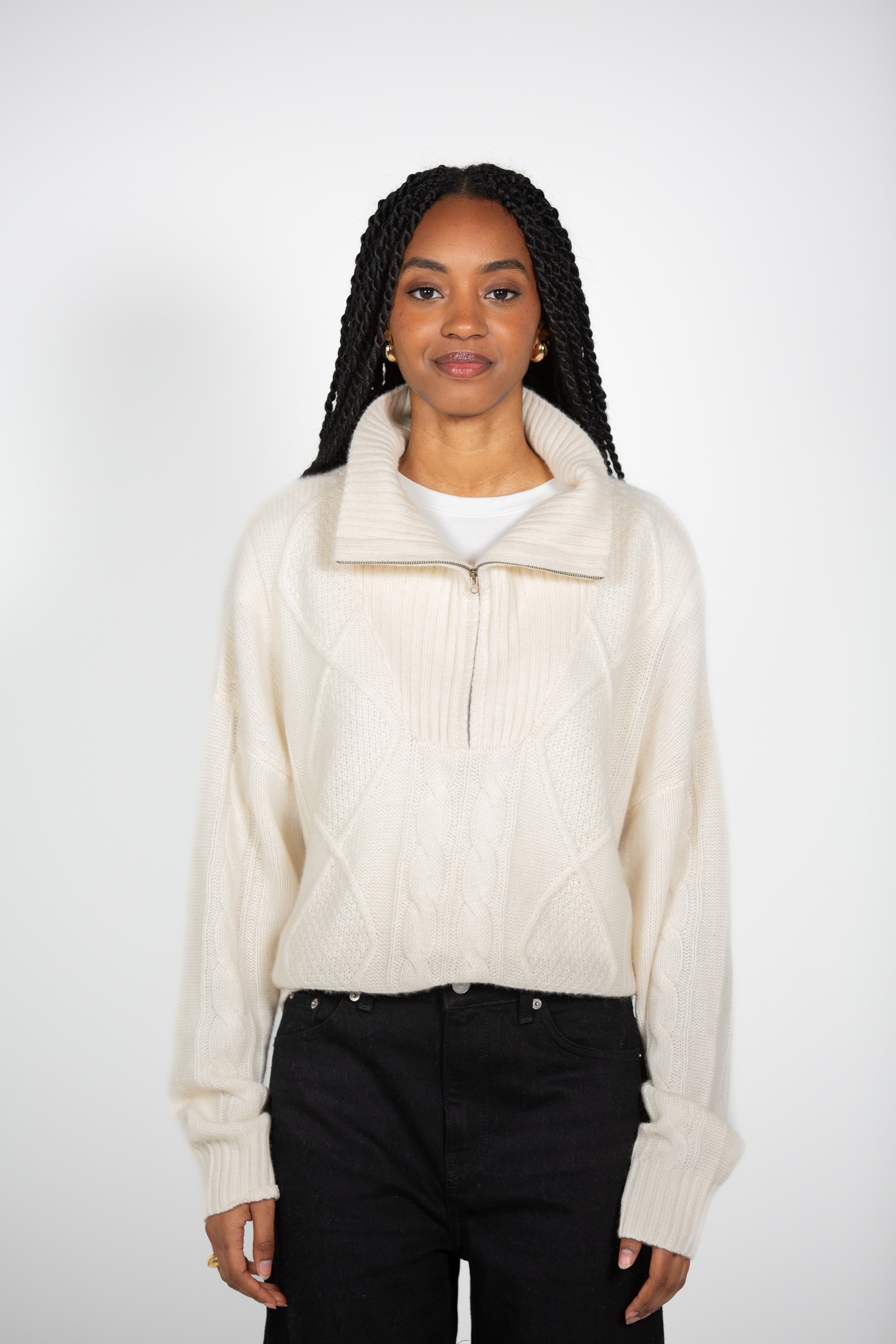Zuzu's Half Zip Sweater