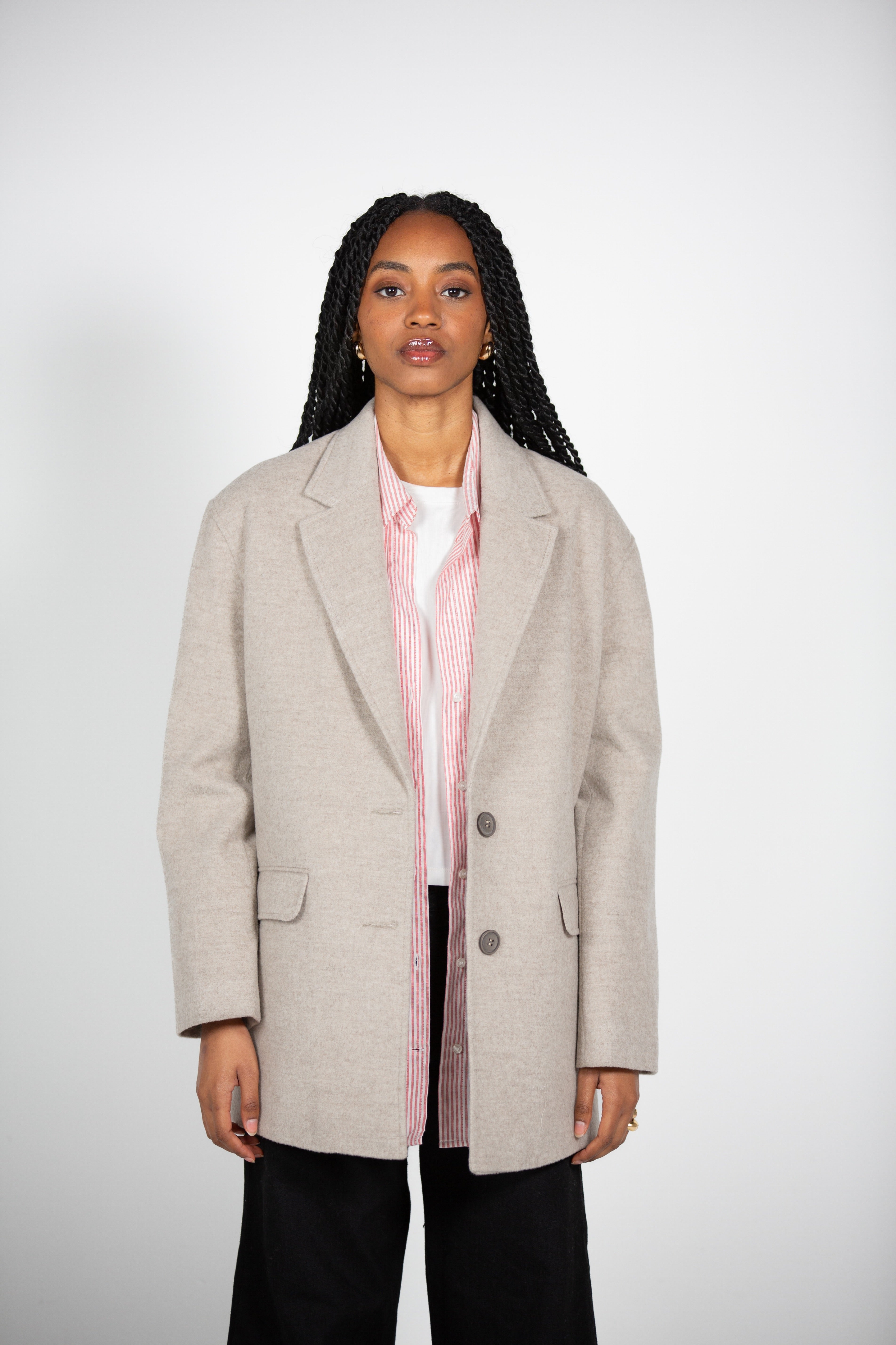 Noemi's Beige Blazer