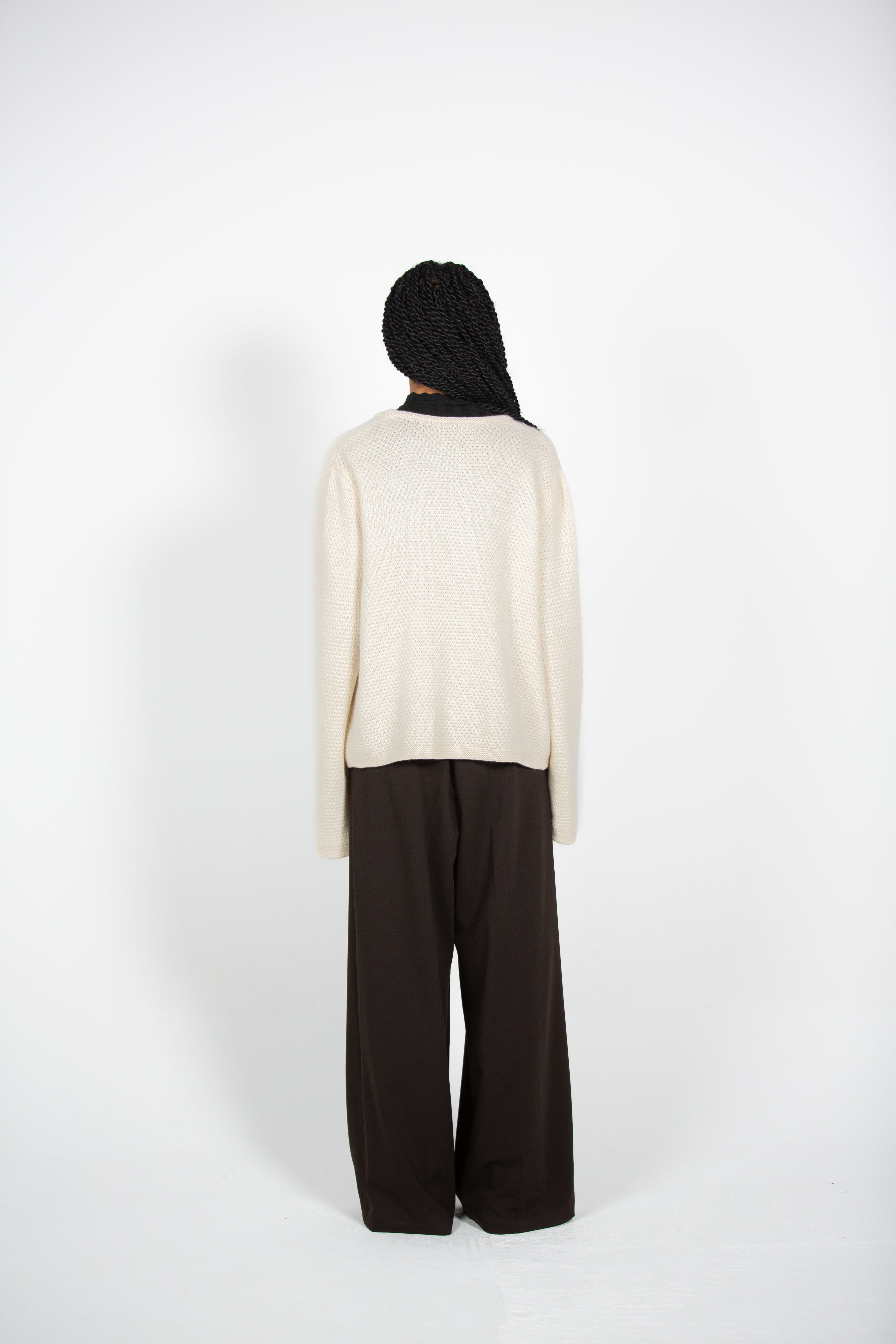 Tonot's White Blazer like Cardigan