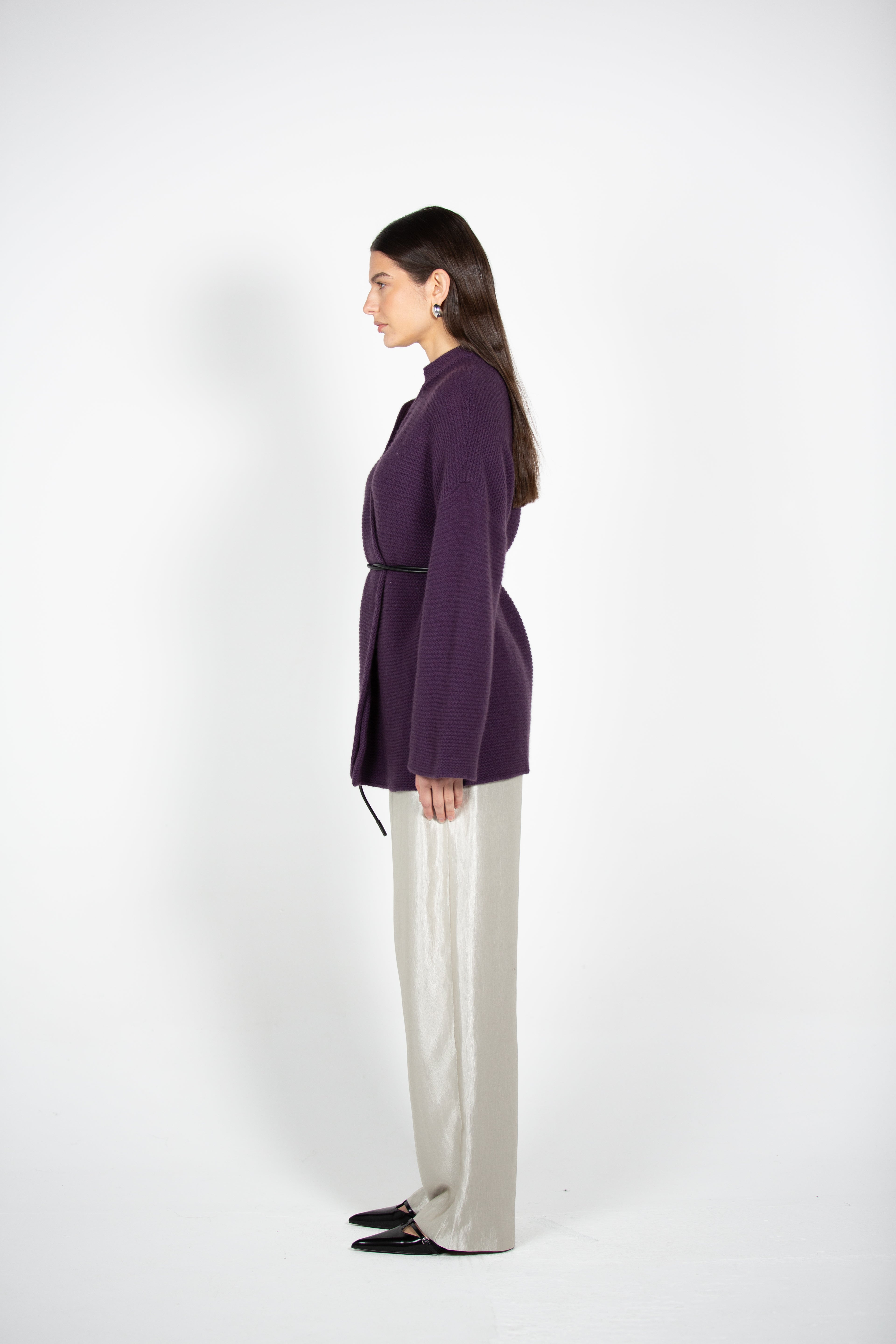 Tonot's Purple Cardigan