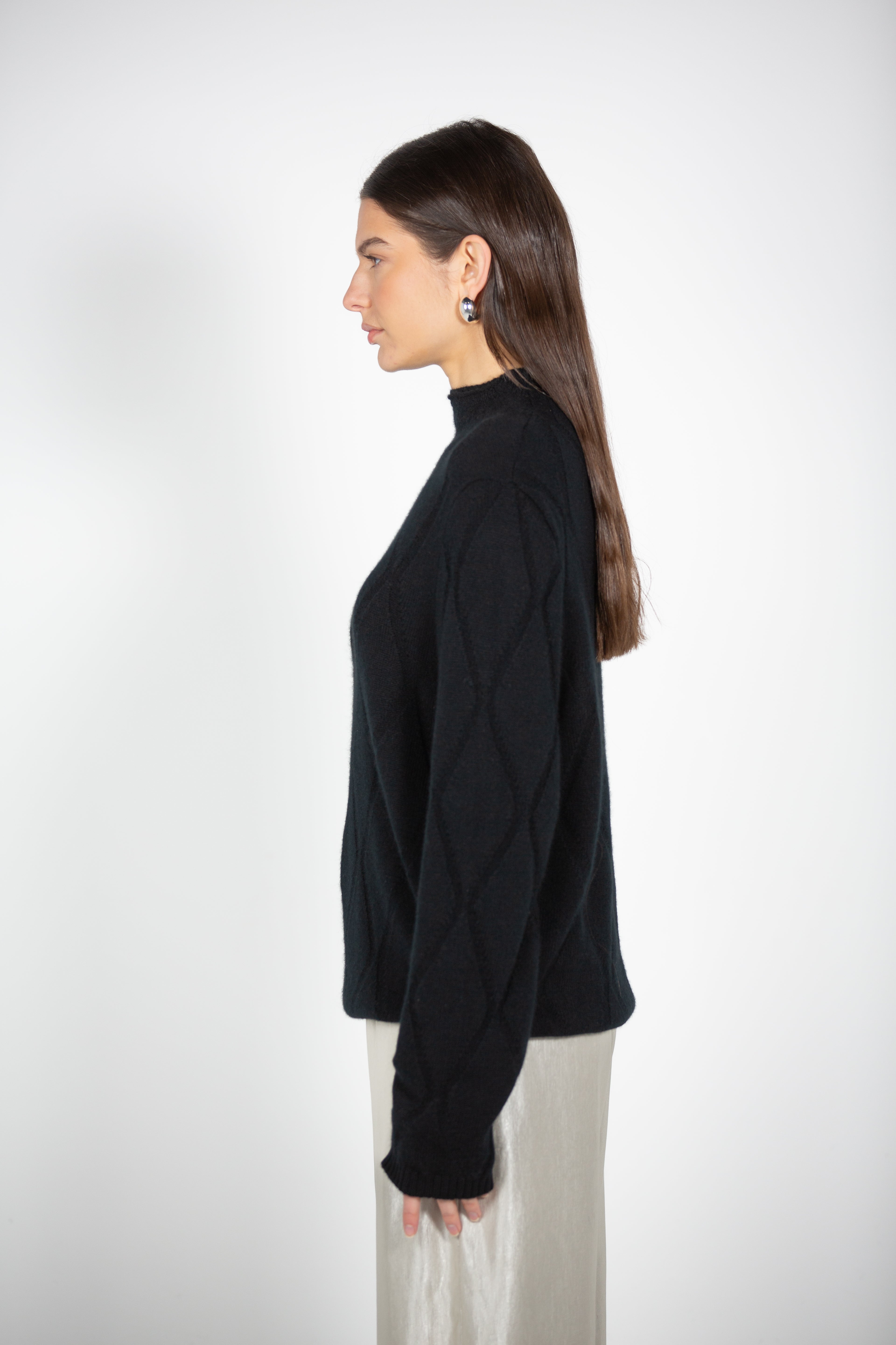 Tonot's Double Neckline Jumper