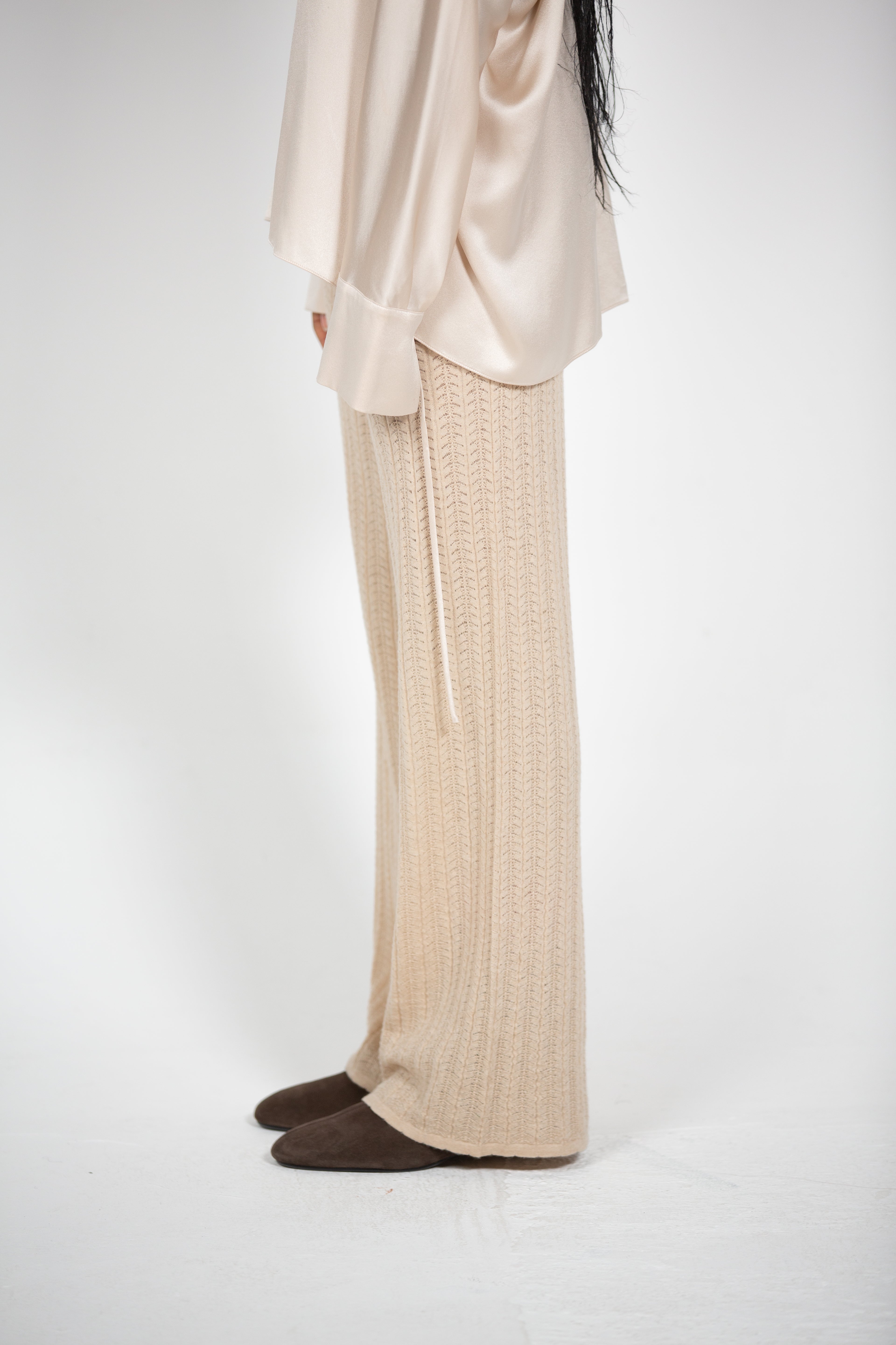 Buuvee's Cream Lounge Trousers